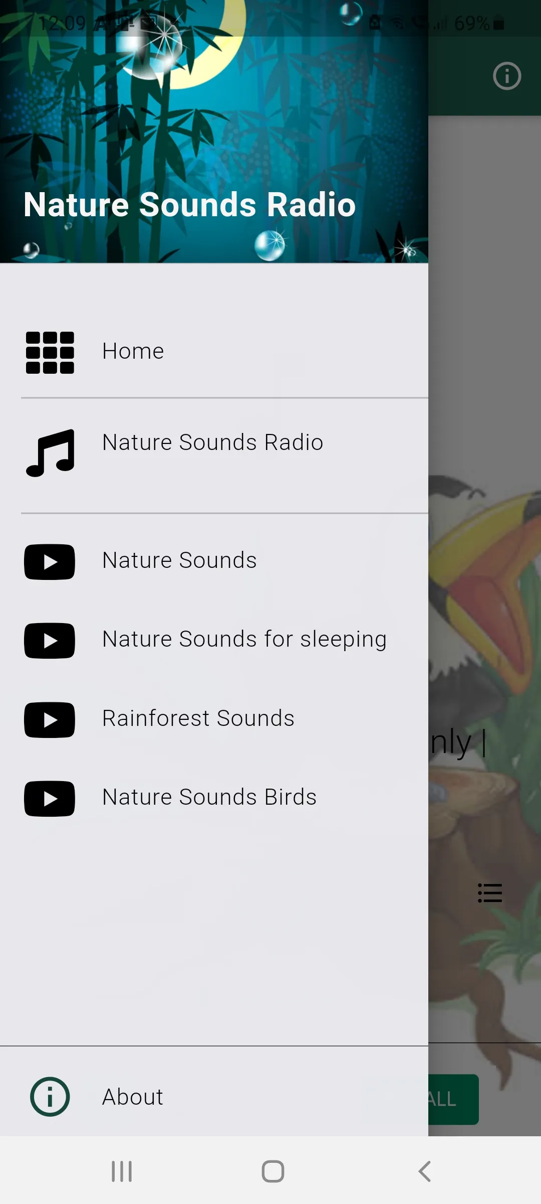 Nature Sounds Radio | Indus Appstore | Screenshot