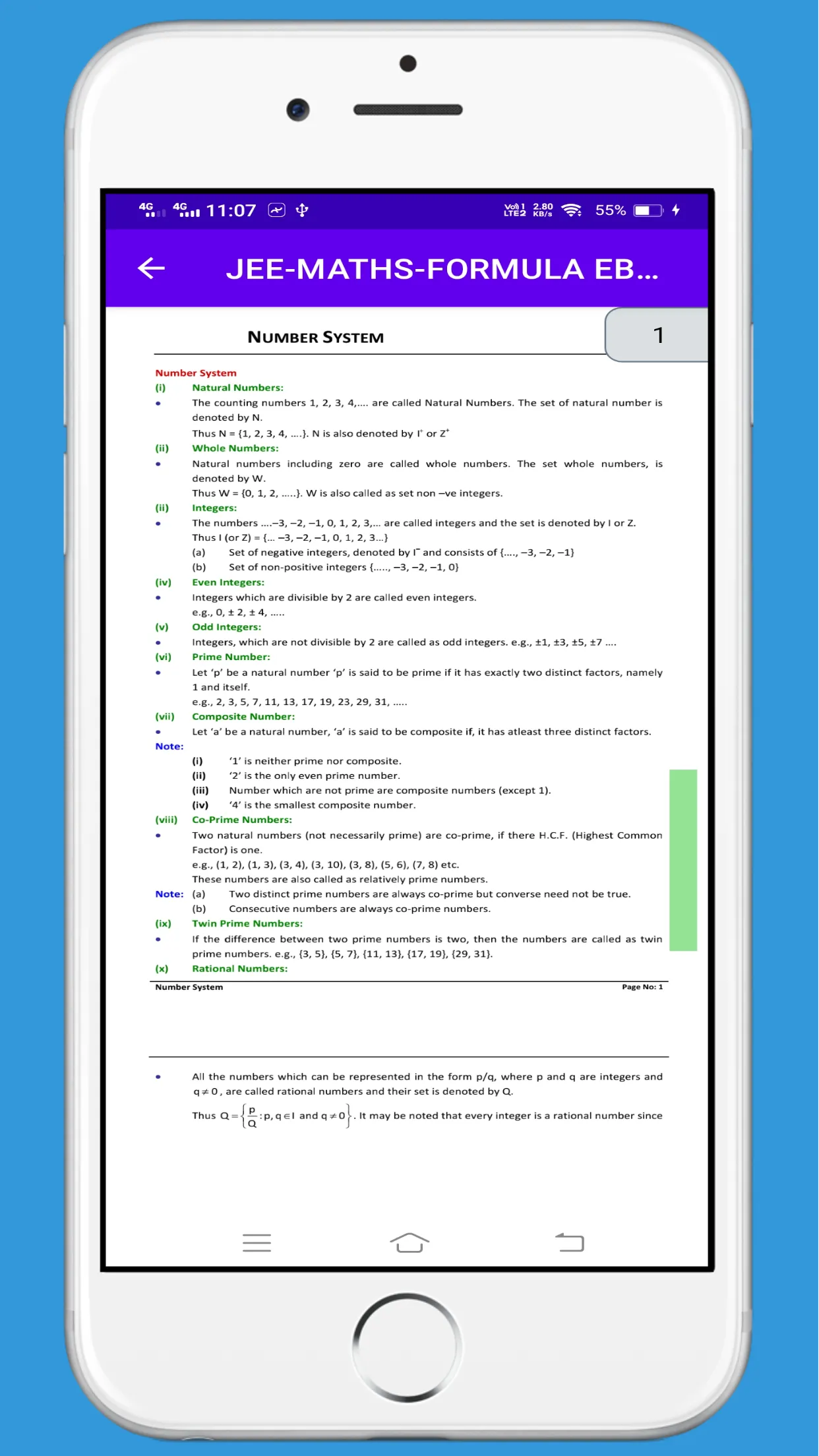 Maths Formula Ebook Vol-1 | Indus Appstore | Screenshot