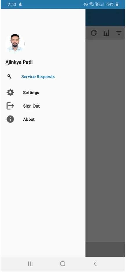 Infor LN Service Requests | Indus Appstore | Screenshot