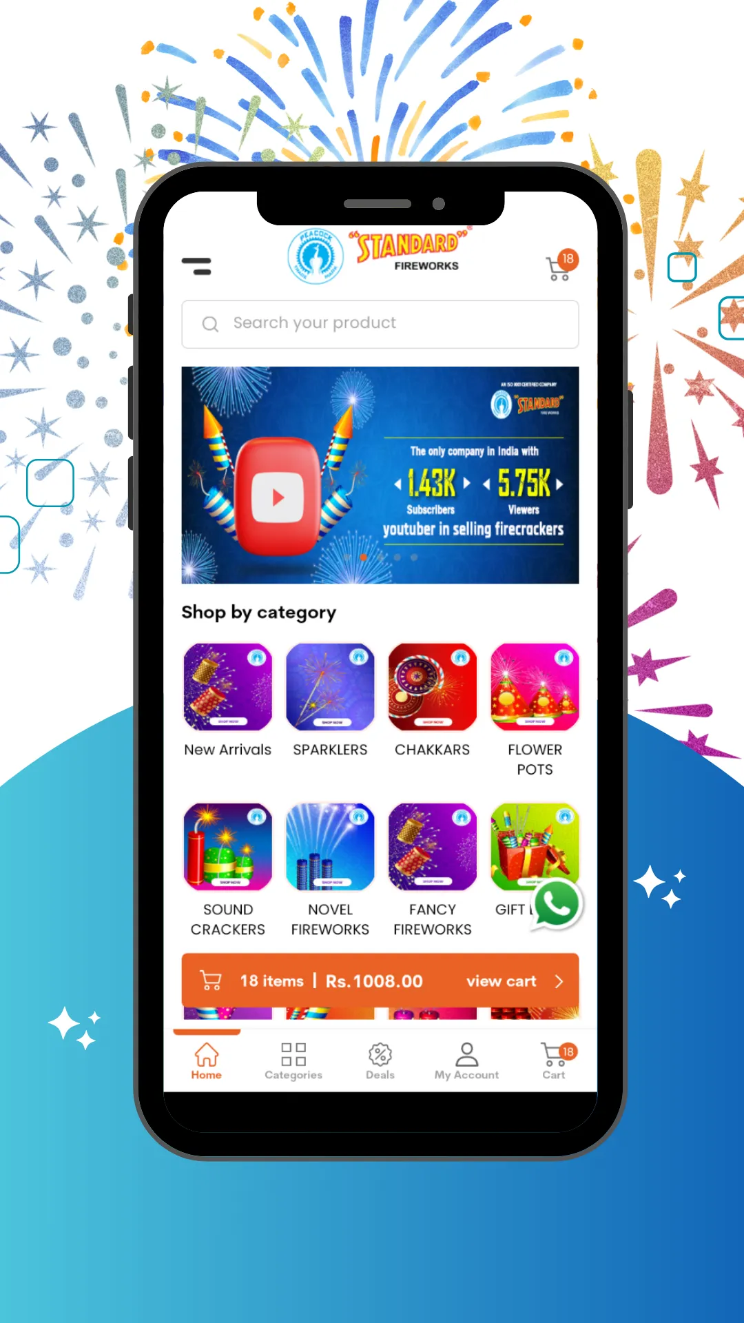 Peacock Crackers | Indus Appstore | Screenshot