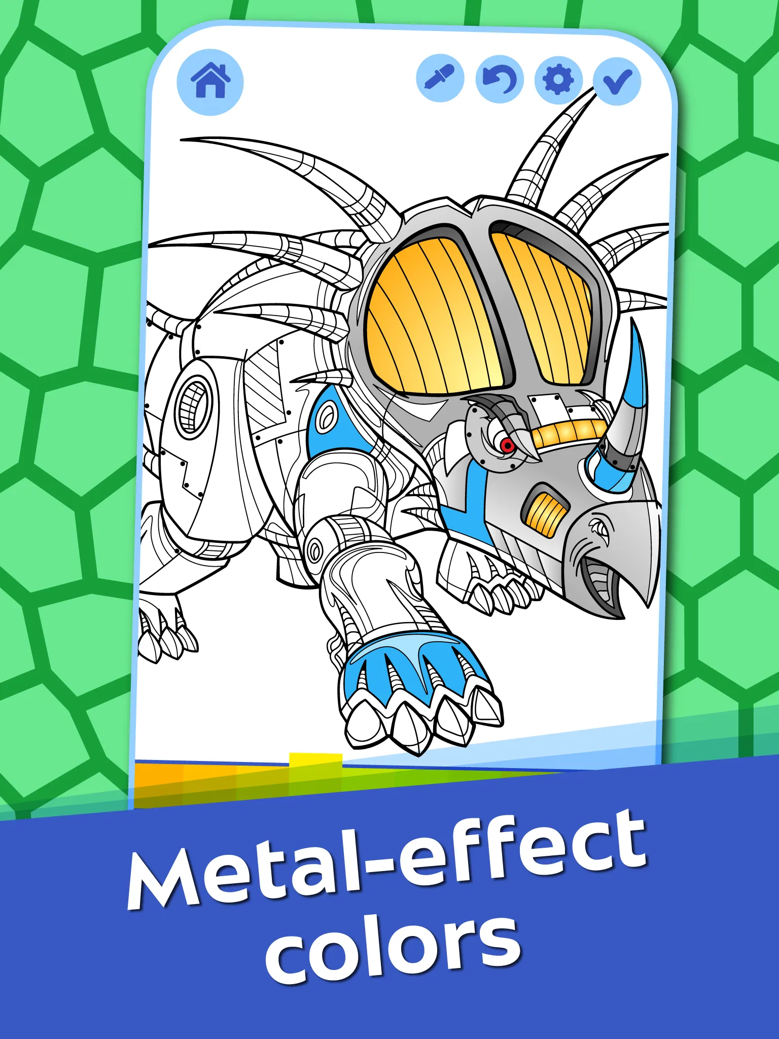 Dino Robots Coloring for Boys | Indus Appstore | Screenshot