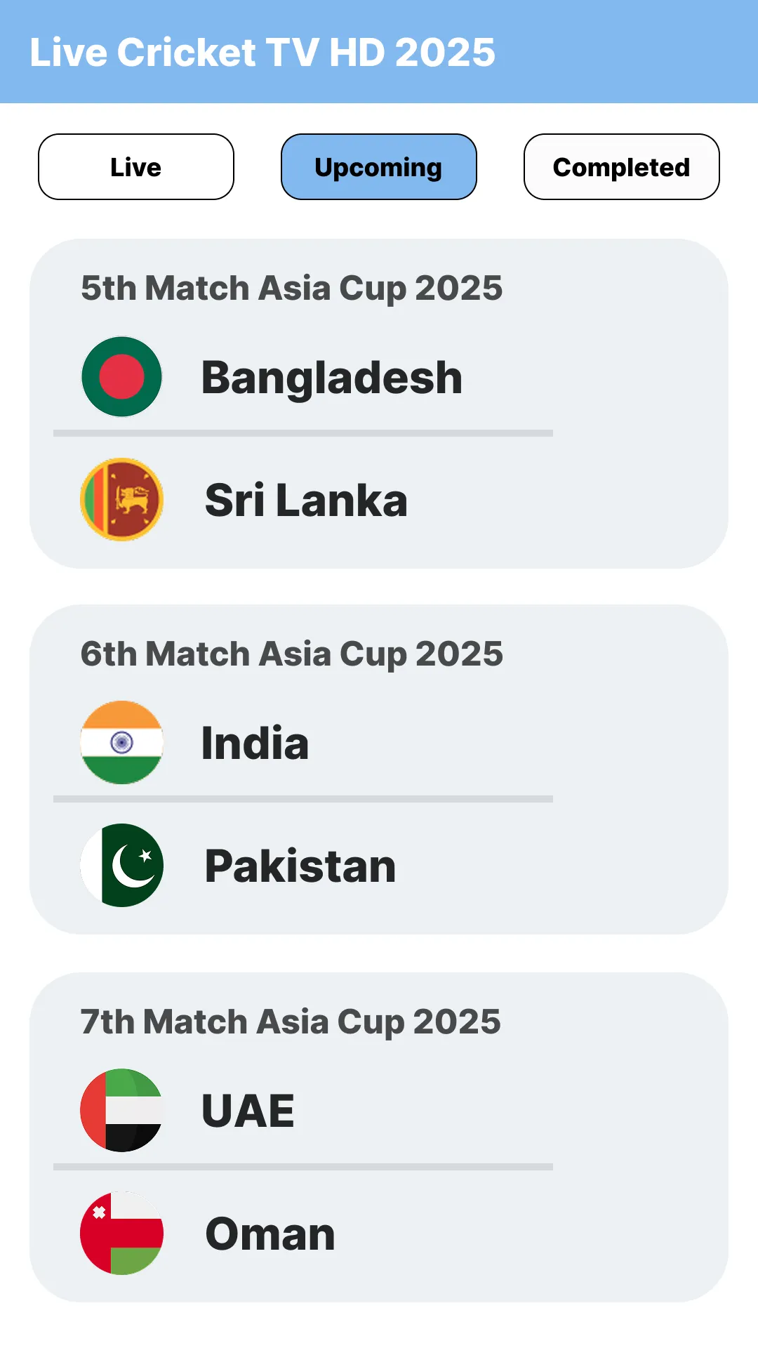 Live Cricket TV HD | Indus Appstore | Screenshot