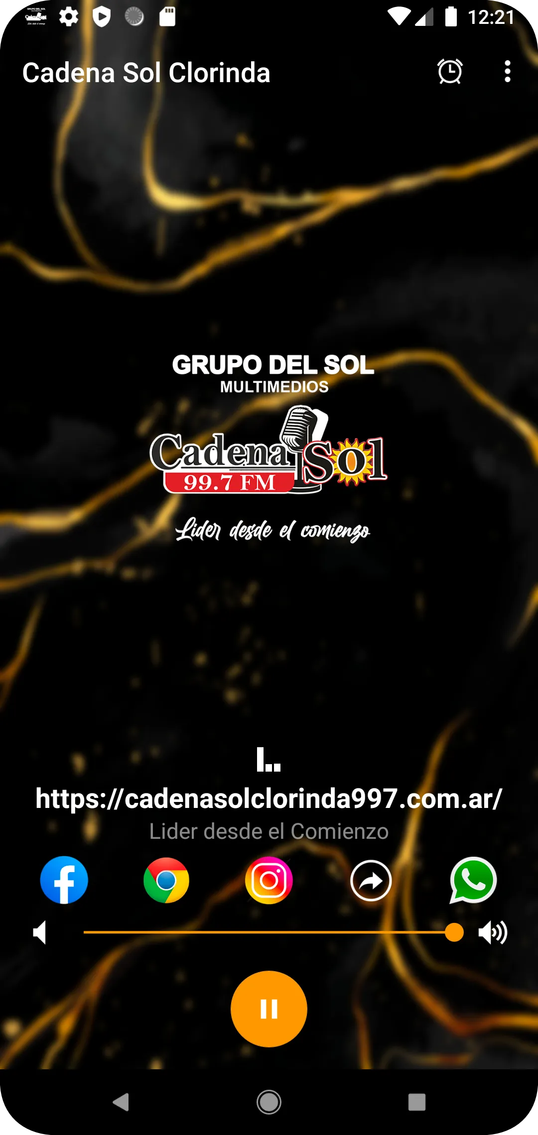 Cadena Sol Clorinda 99.7 Mhz | Indus Appstore | Screenshot