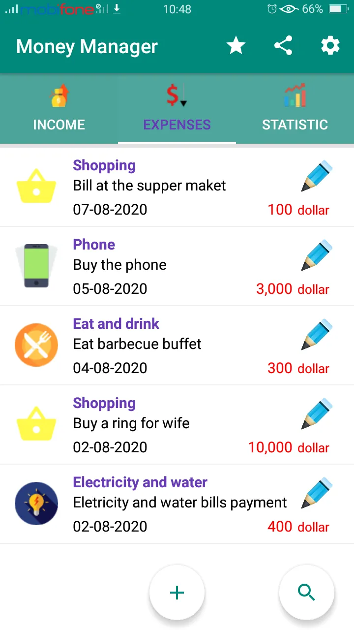 Money Manager - My Income & Ex | Indus Appstore | Screenshot