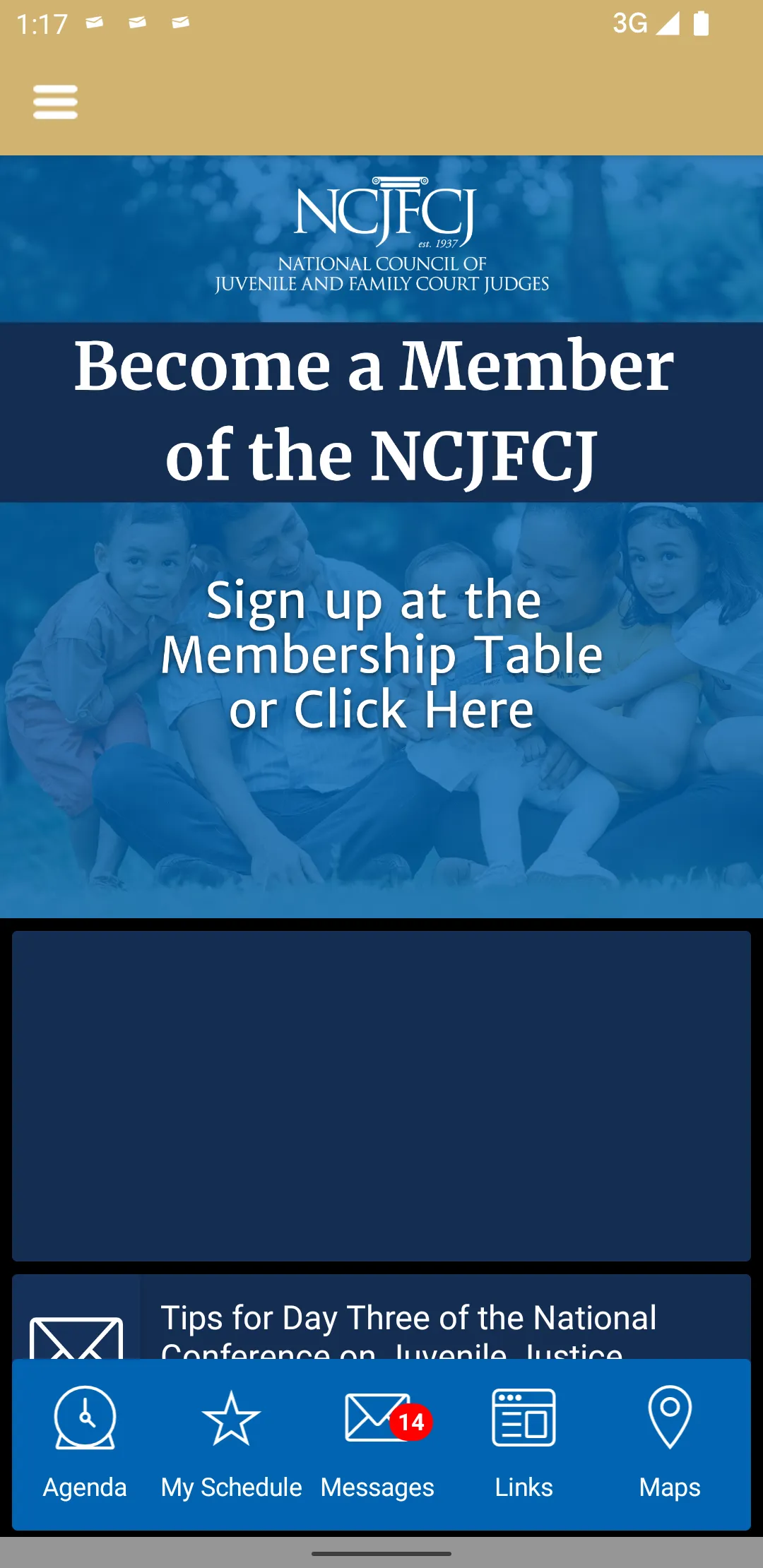 NCJFCJ Conferences | Indus Appstore | Screenshot