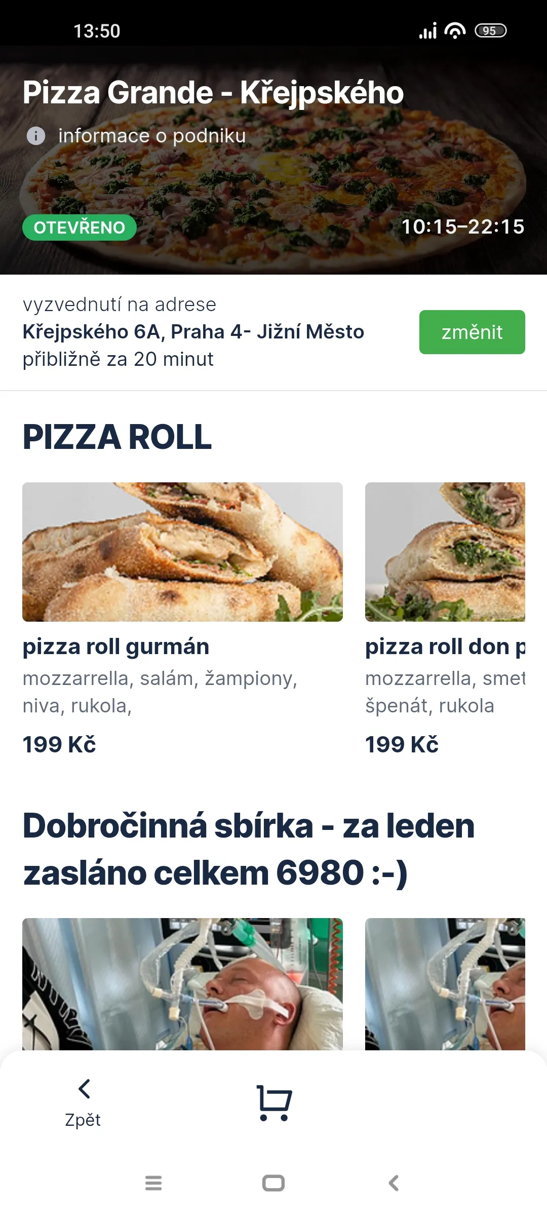 Pizza Grande Jižní Město | Indus Appstore | Screenshot