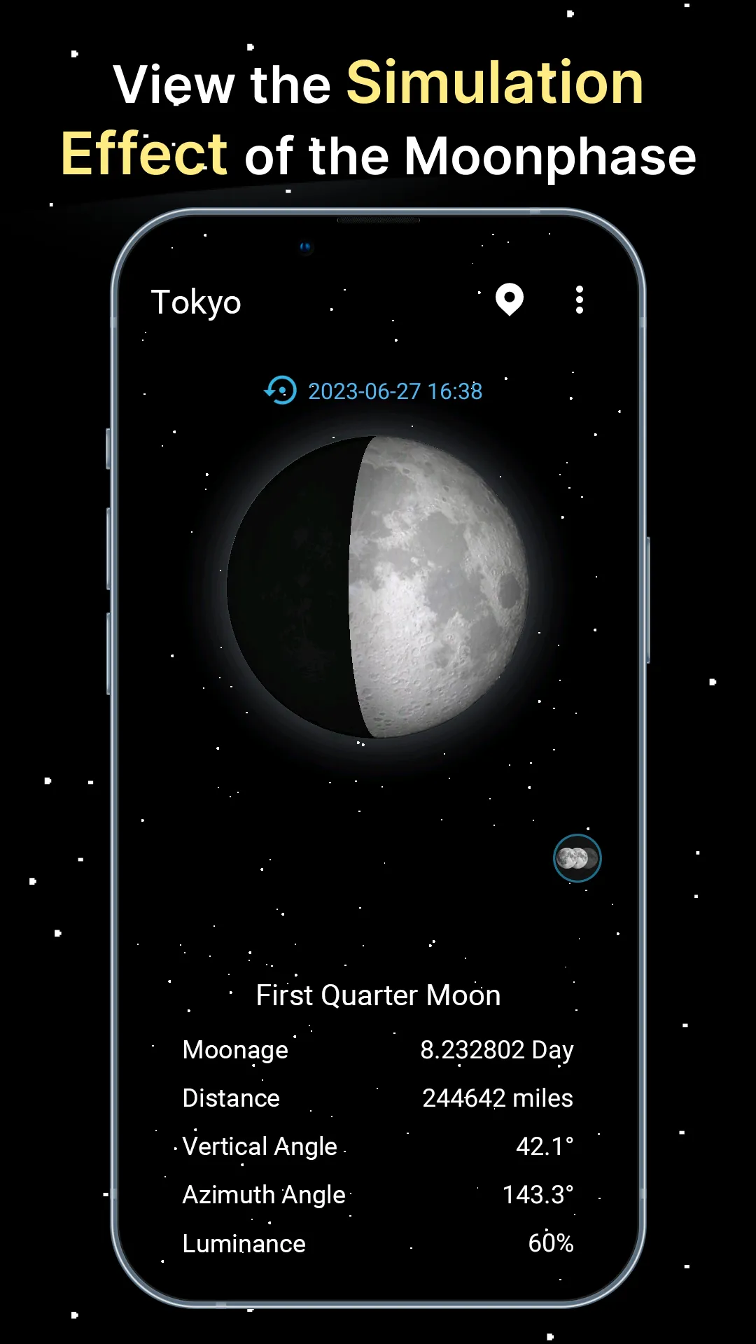 Moon Phase Calendar | Indus Appstore | Screenshot