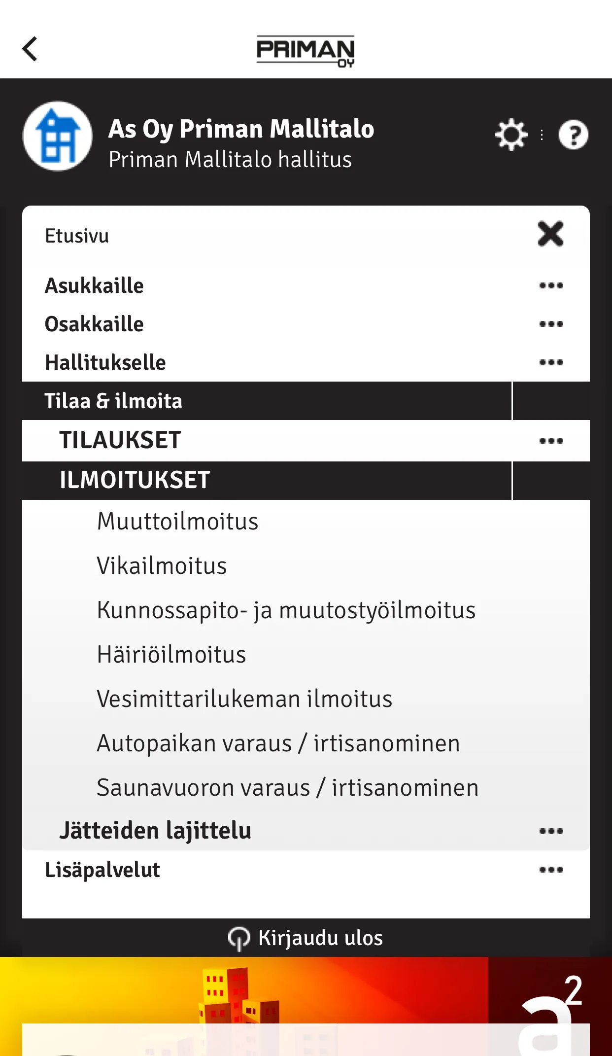 PRIMAN ISÄNNÖINTI | Indus Appstore | Screenshot