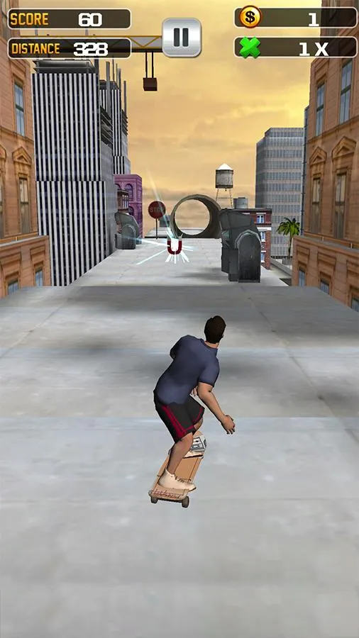 Rooftop Skater Boy Game | Indus Appstore | Screenshot