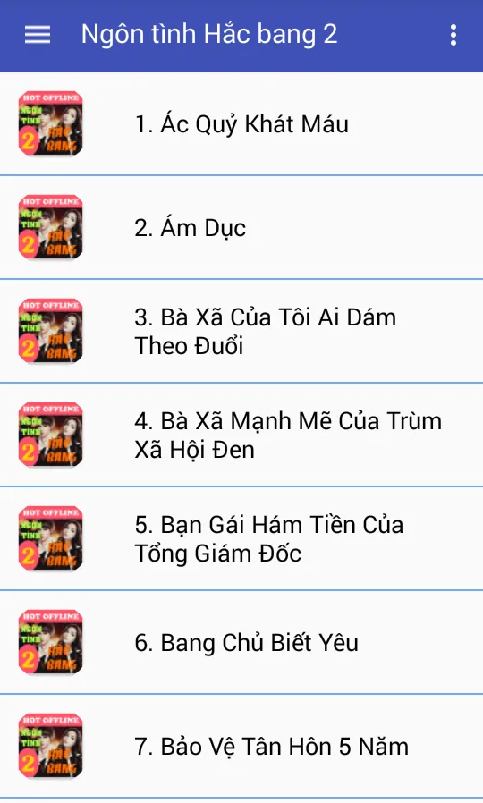 Ngon tinh hac bang offline 2 | Indus Appstore | Screenshot