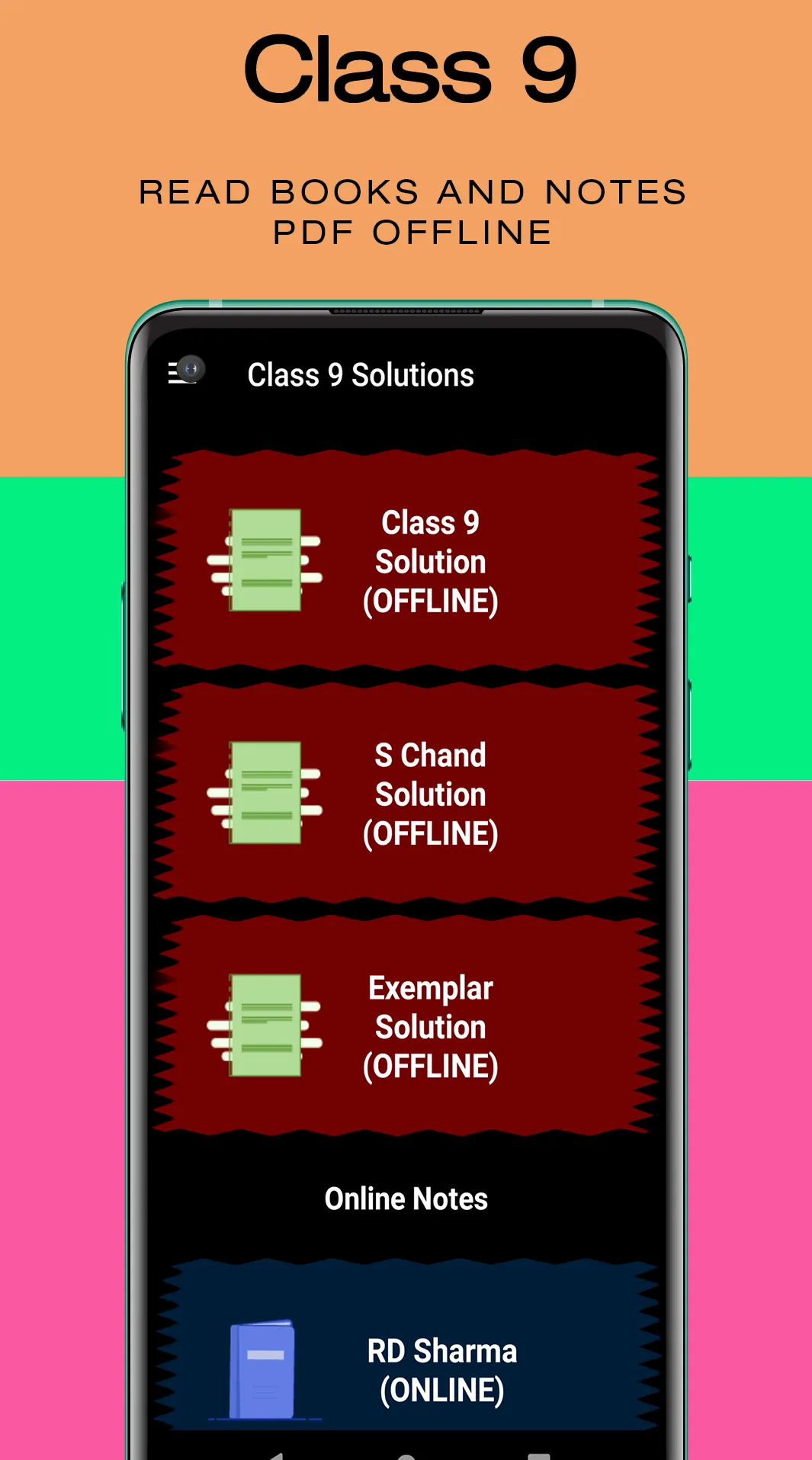 Class 9 Solution Offline Notes | Indus Appstore | Screenshot