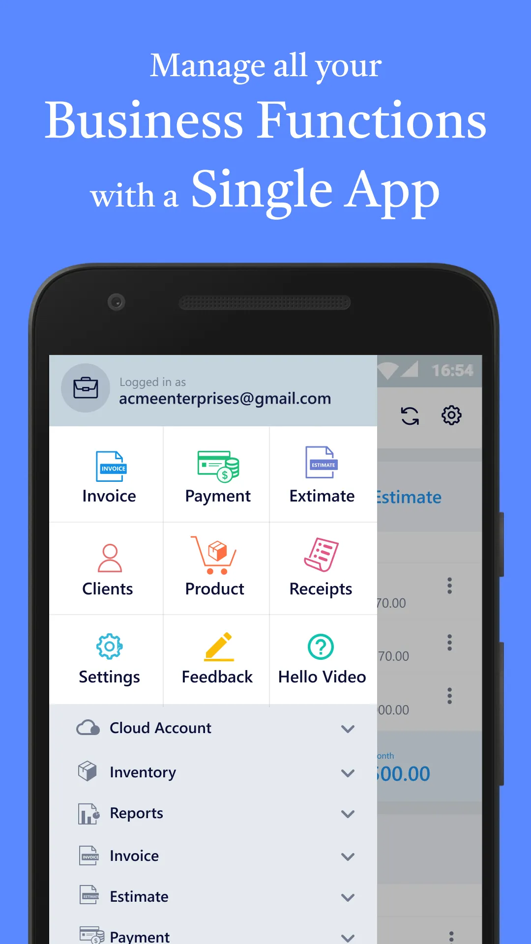 Simple Invoice Manager | Indus Appstore | Screenshot