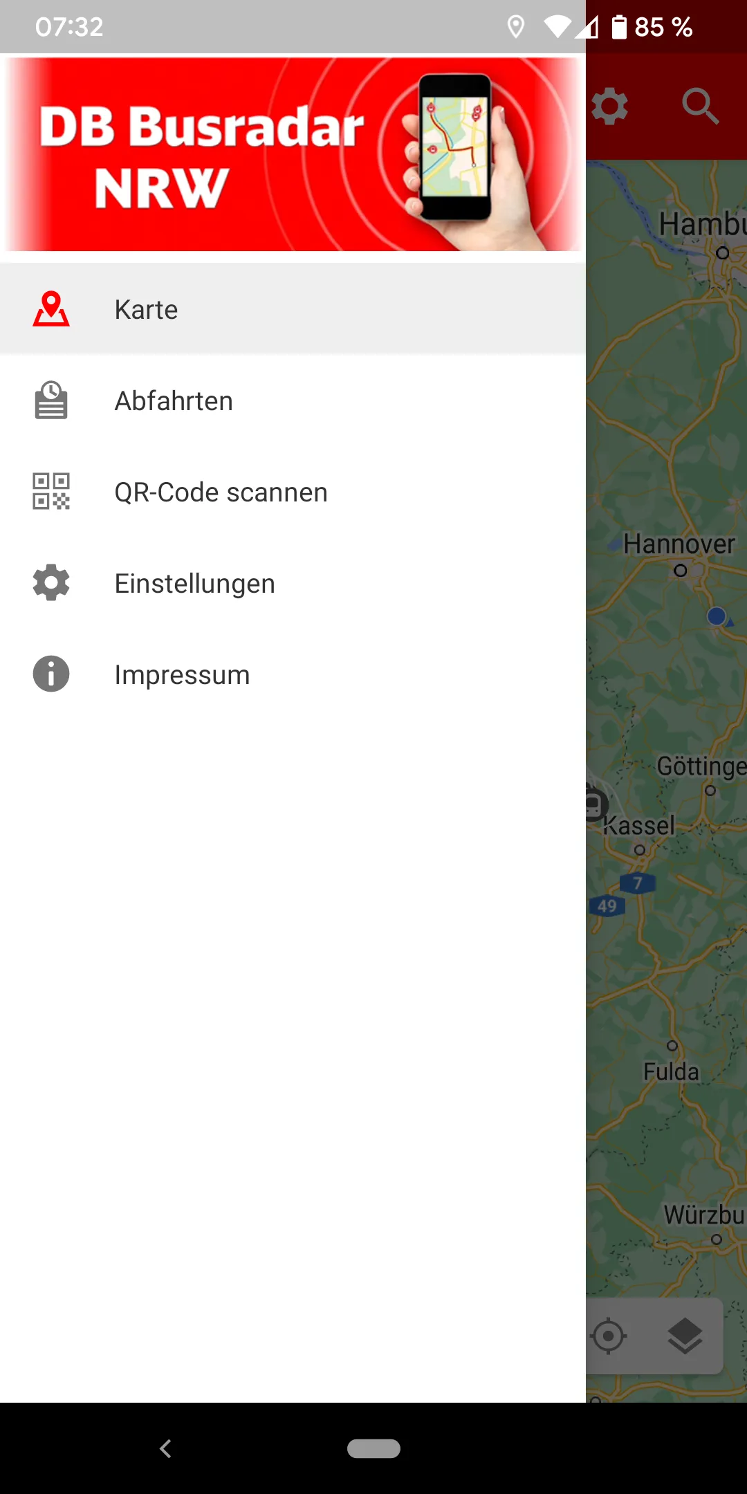 DB Busradar NRW | Indus Appstore | Screenshot