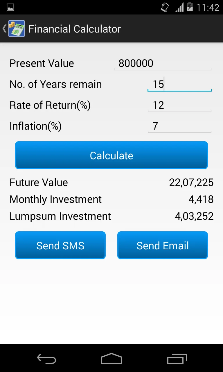 Financial Calculator | Indus Appstore | Screenshot