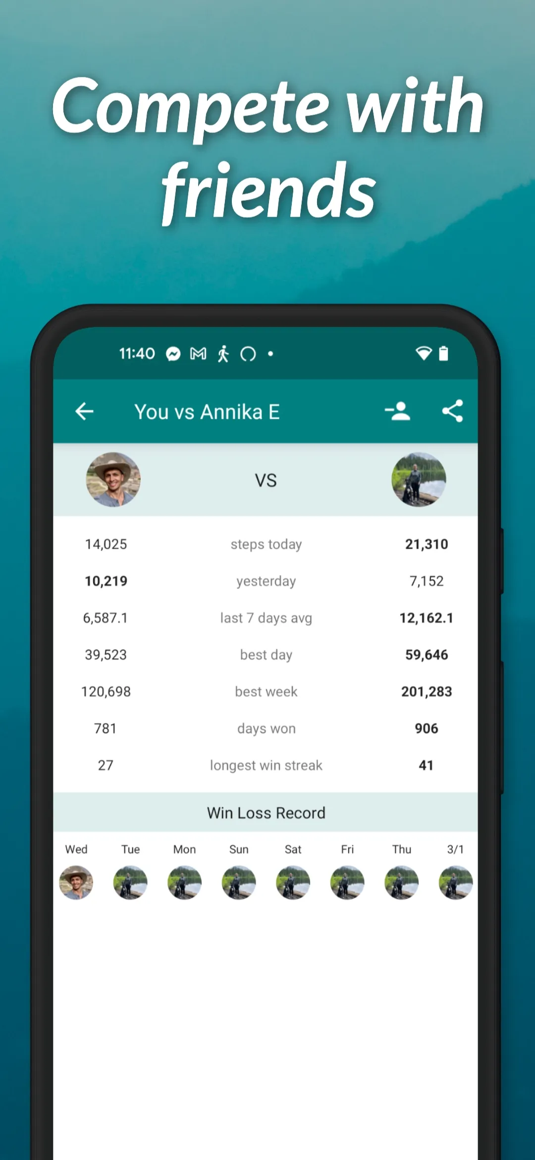 StepUp Pedometer Step Counter | Indus Appstore | Screenshot