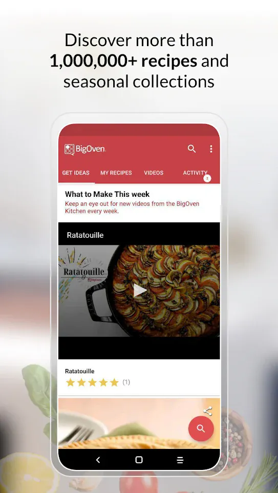 BigOven: 1 Million+ Recipes and Meal Planner | Indus Appstore | Screenshot