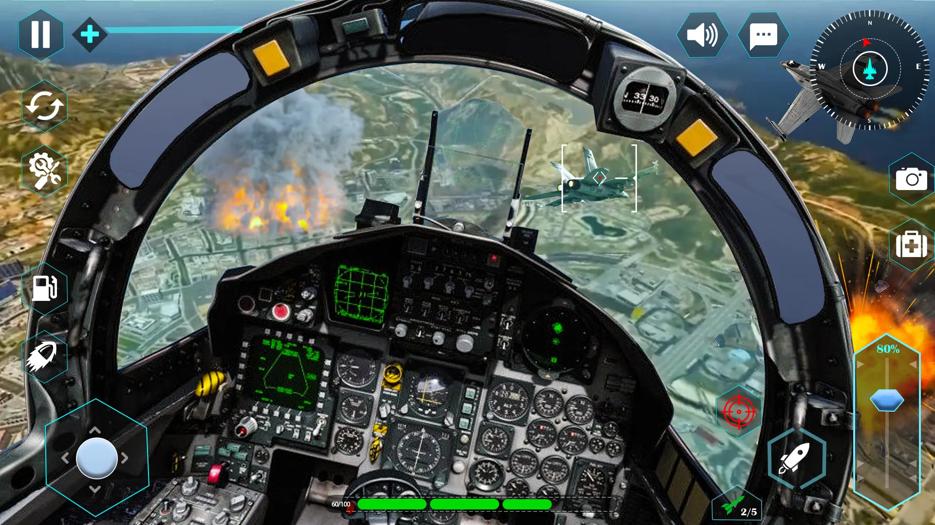 Modern Air Fighter Jet 3D | Indus Appstore | Screenshot