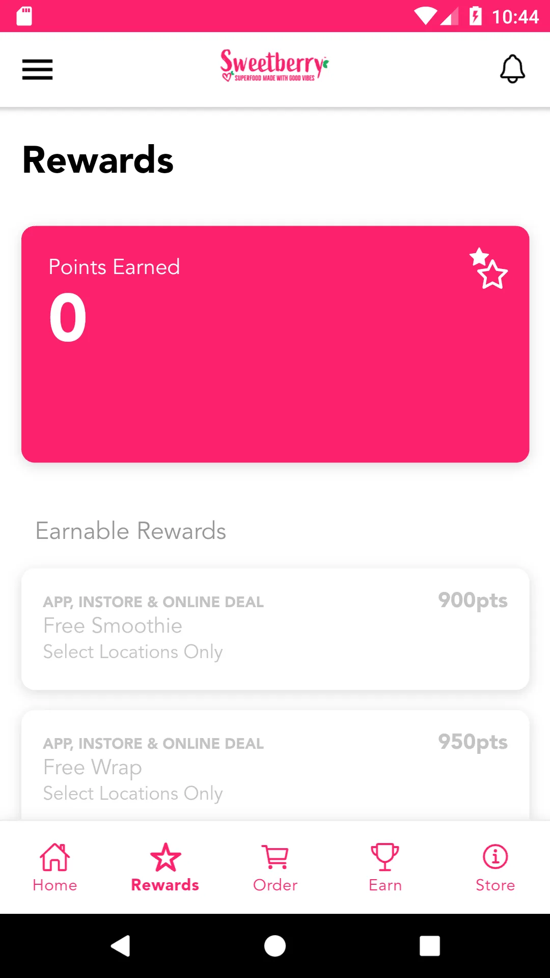 Sweetberry Bowls Rewards | Indus Appstore | Screenshot