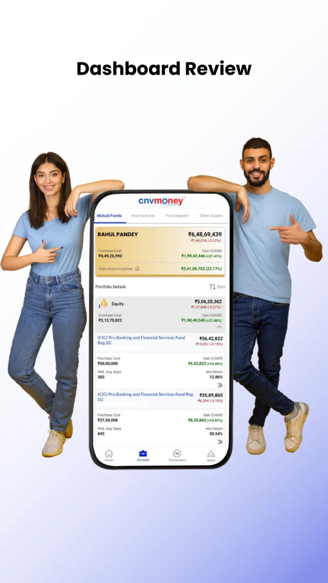 CNVMONEY: Mutual Fund, SIP, | Indus Appstore | Screenshot