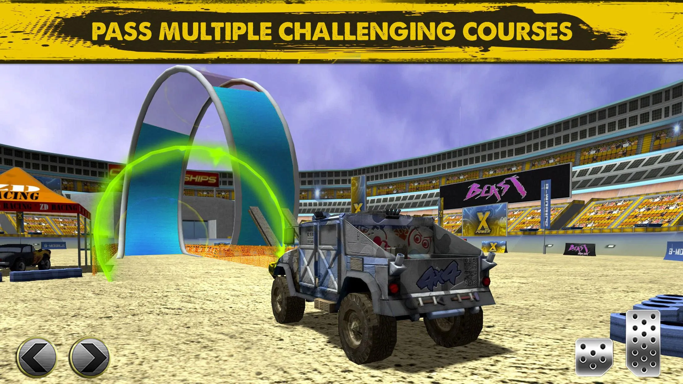 3D Monster Truck Parking Game | Indus Appstore | Screenshot