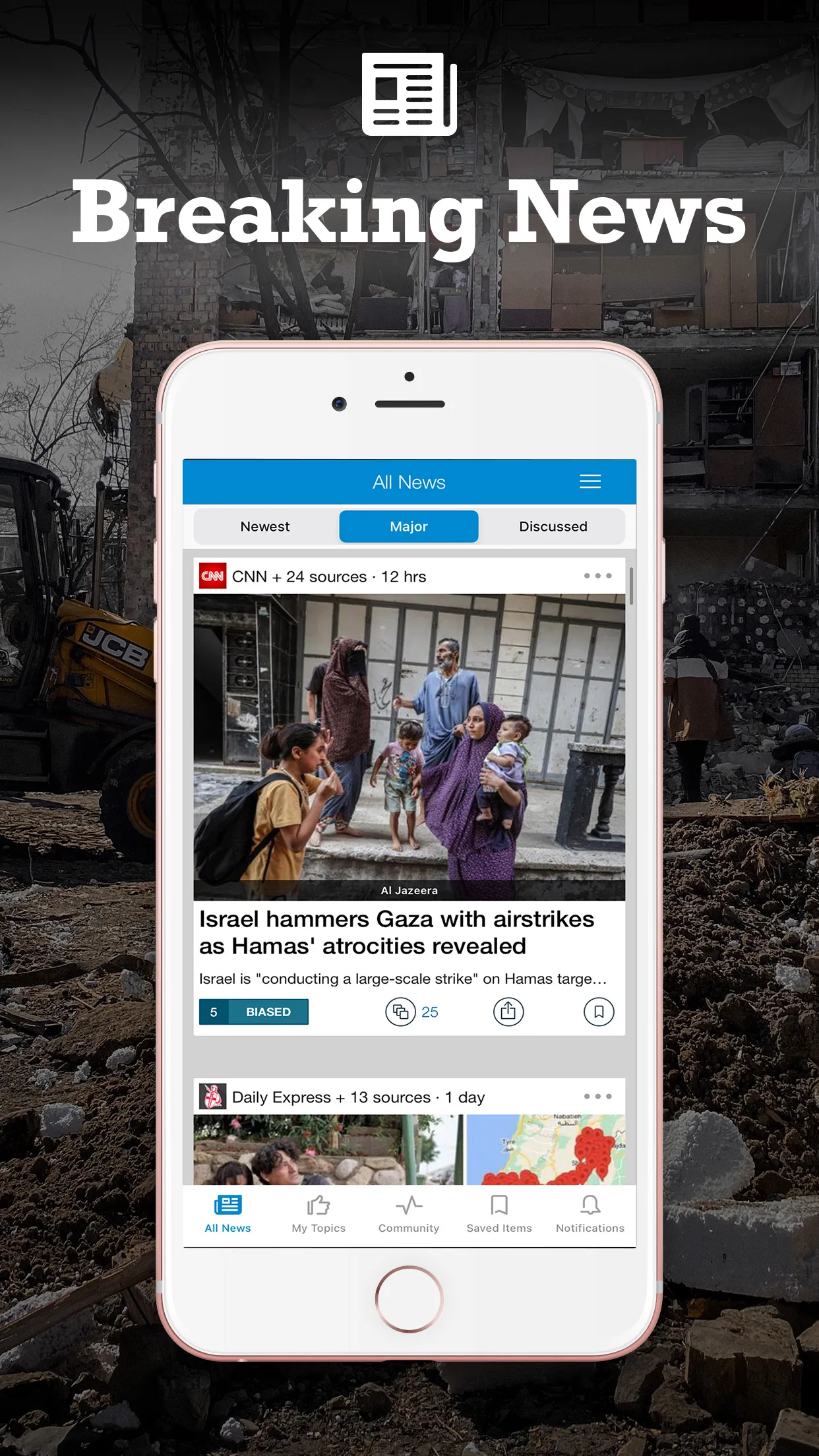Israel & Middle East News | Indus Appstore | Screenshot