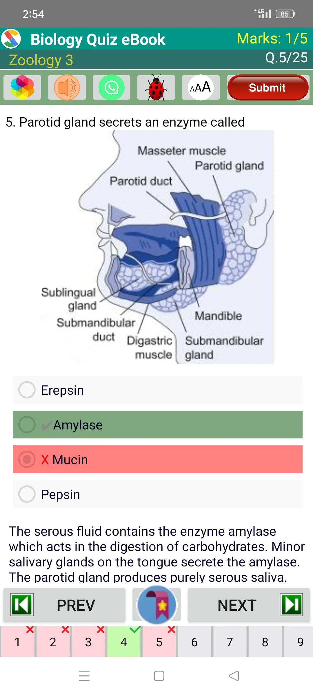 Biology Quiz & eBook | Indus Appstore | Screenshot