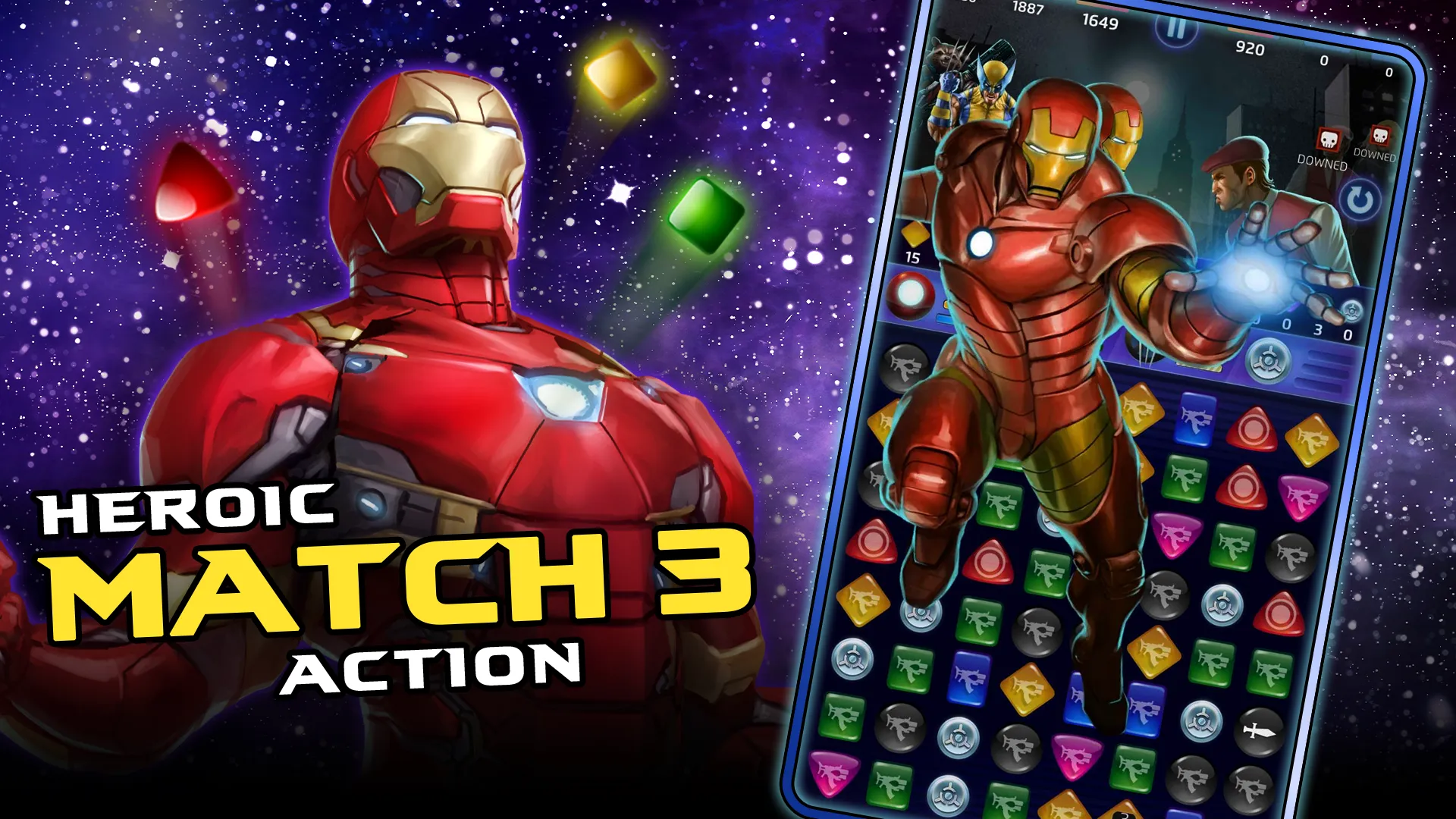 MARVEL Puzzle Quest: Match RPG | Indus Appstore | Screenshot