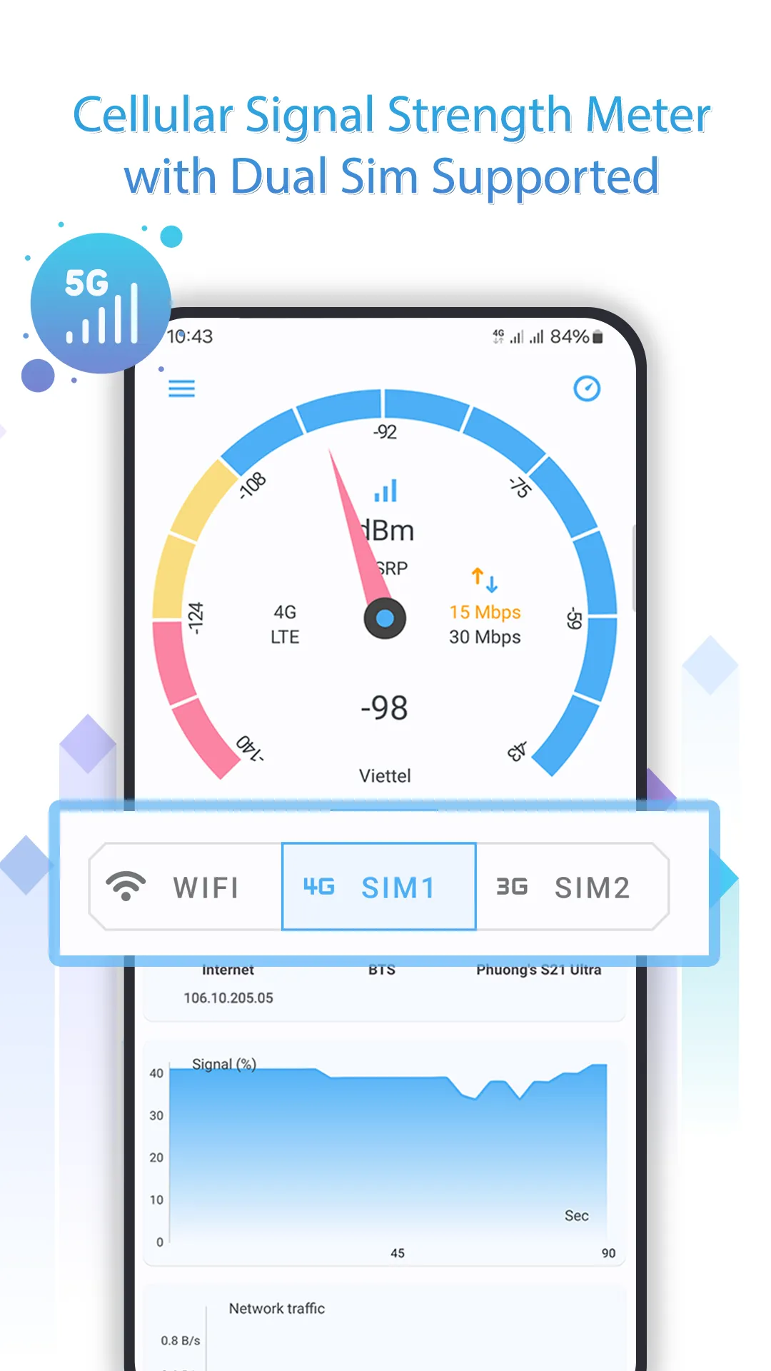 Net Signal: WiFi & 5G Meter | Indus Appstore | Screenshot