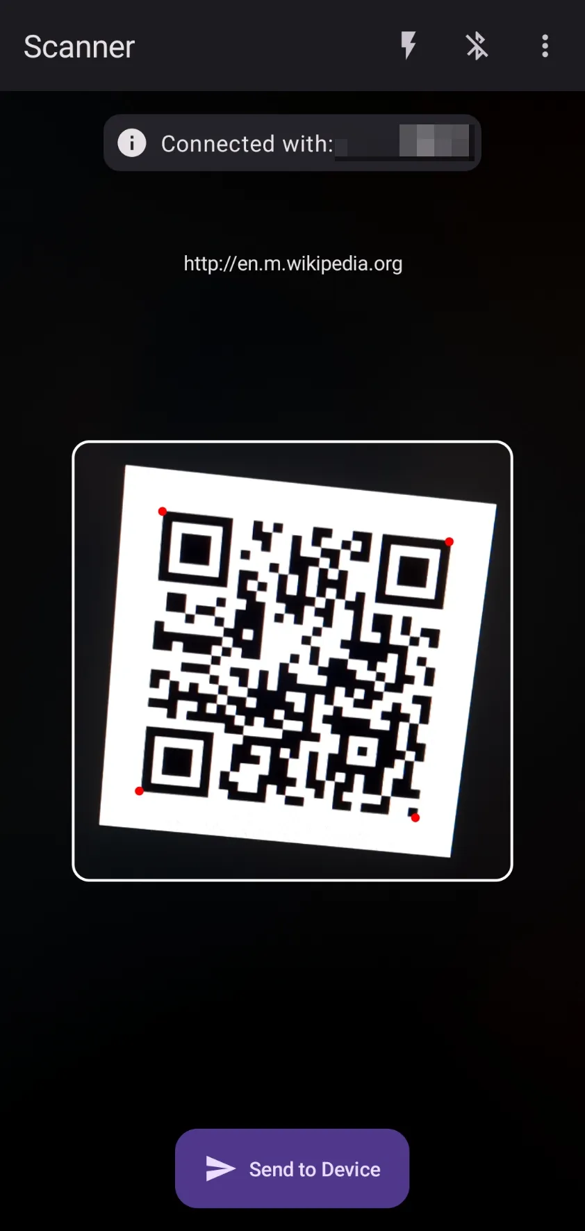 Bluetooth QR & Barcode to PC | Indus Appstore | Screenshot