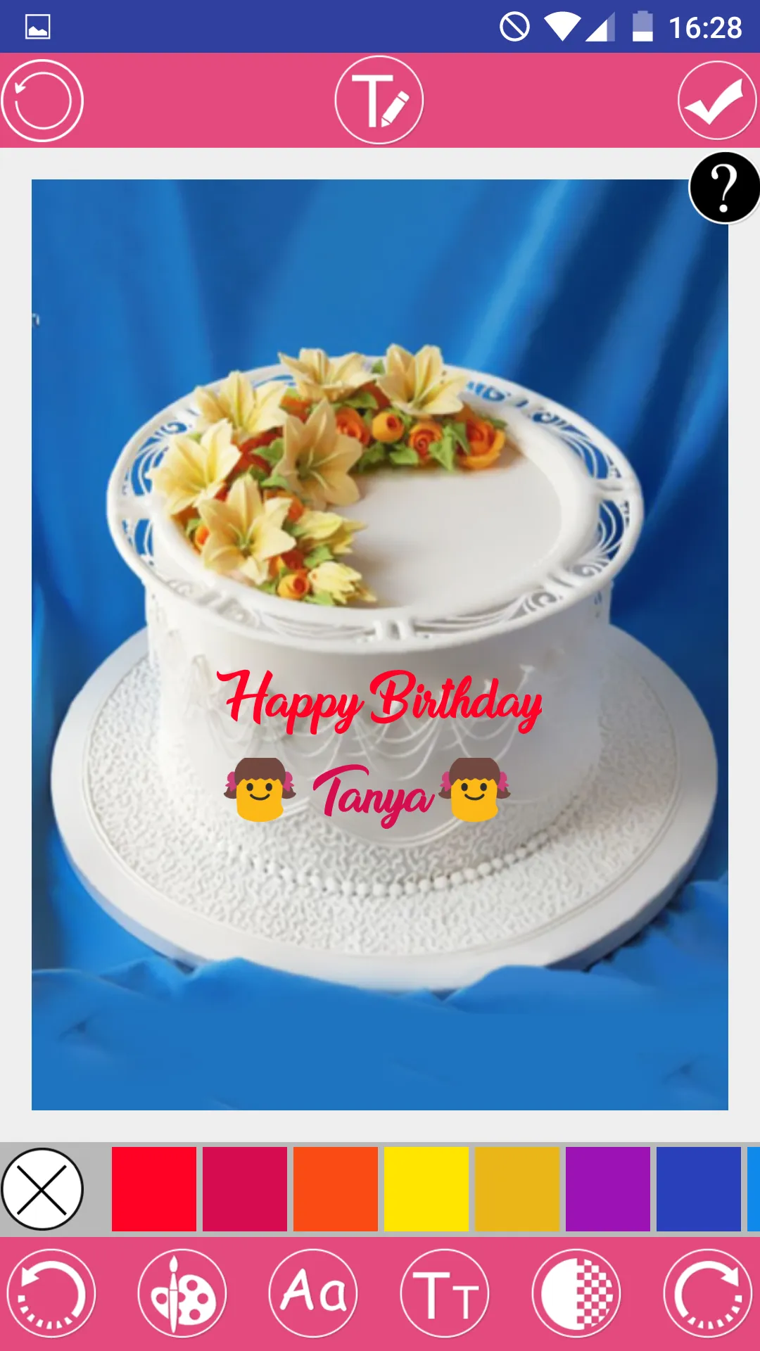 Write Name on Birthday Cake | Indus Appstore | Screenshot