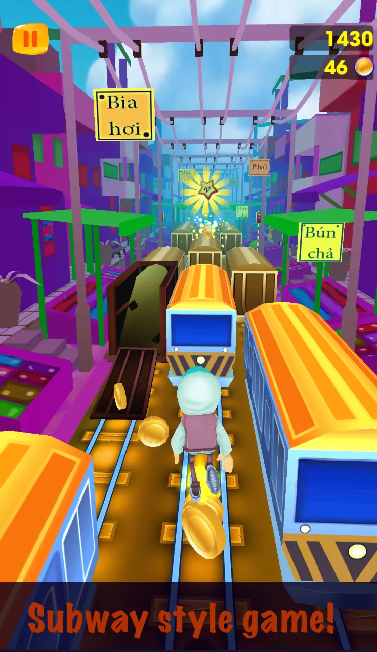 Run - Train Surfing 3D | Indus Appstore | Screenshot