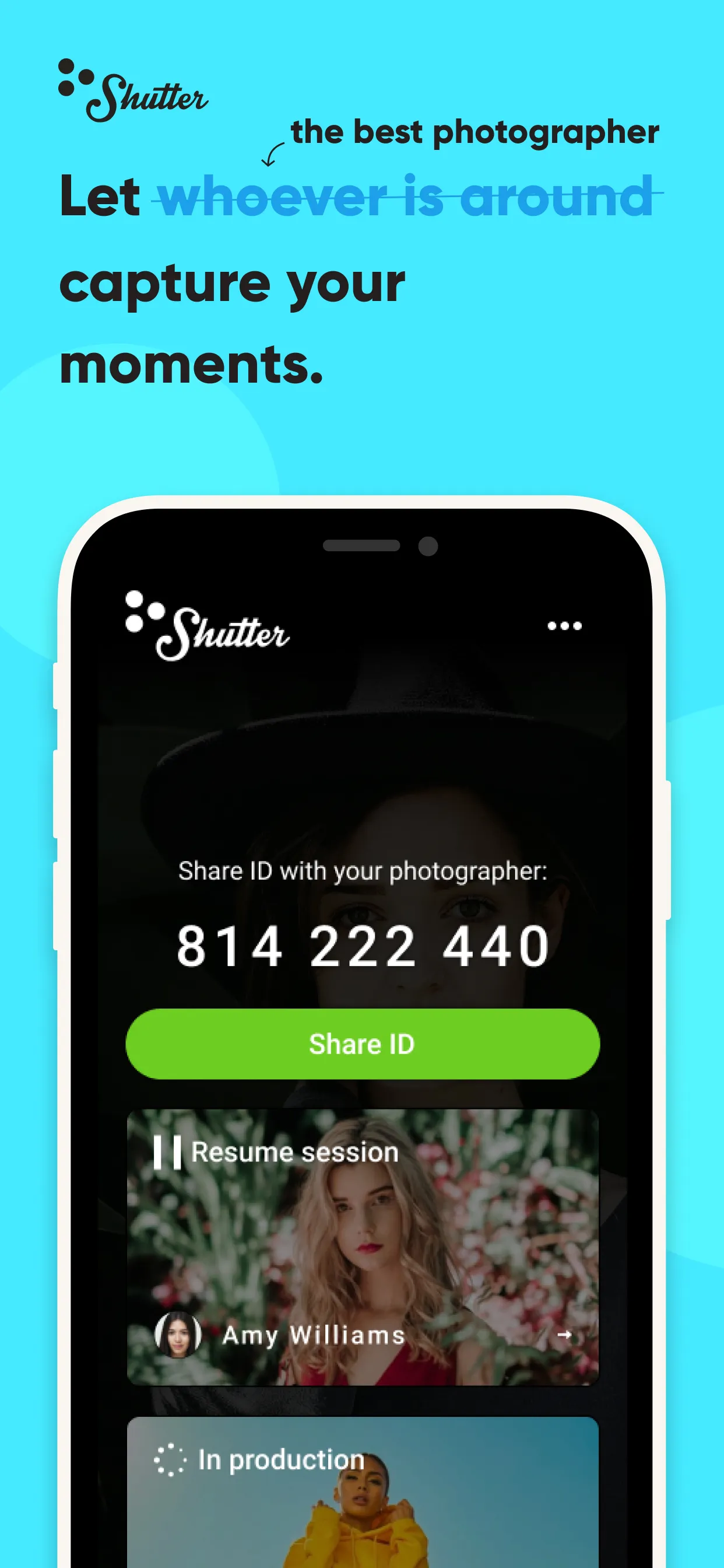 Shutter App Virtual Photoshoot | Indus Appstore | Screenshot