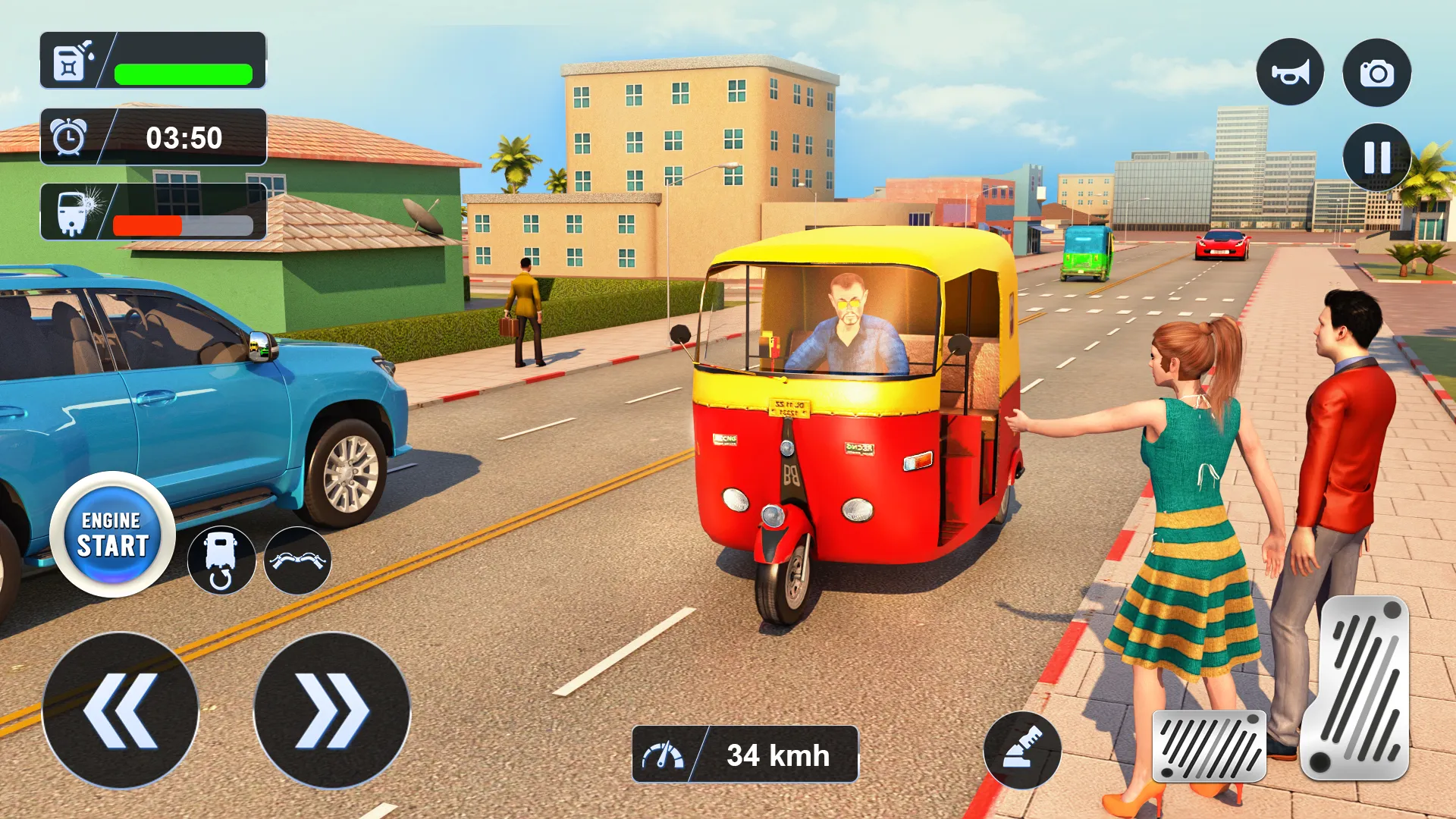 Tuk Tuk Auto Driving Games 3D | Indus Appstore | Screenshot