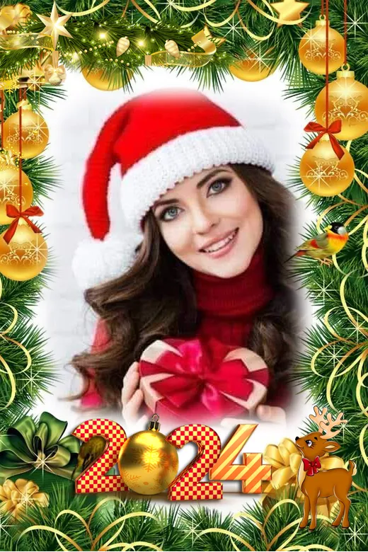 Christmas photo frame 2024 | Indus Appstore | Screenshot