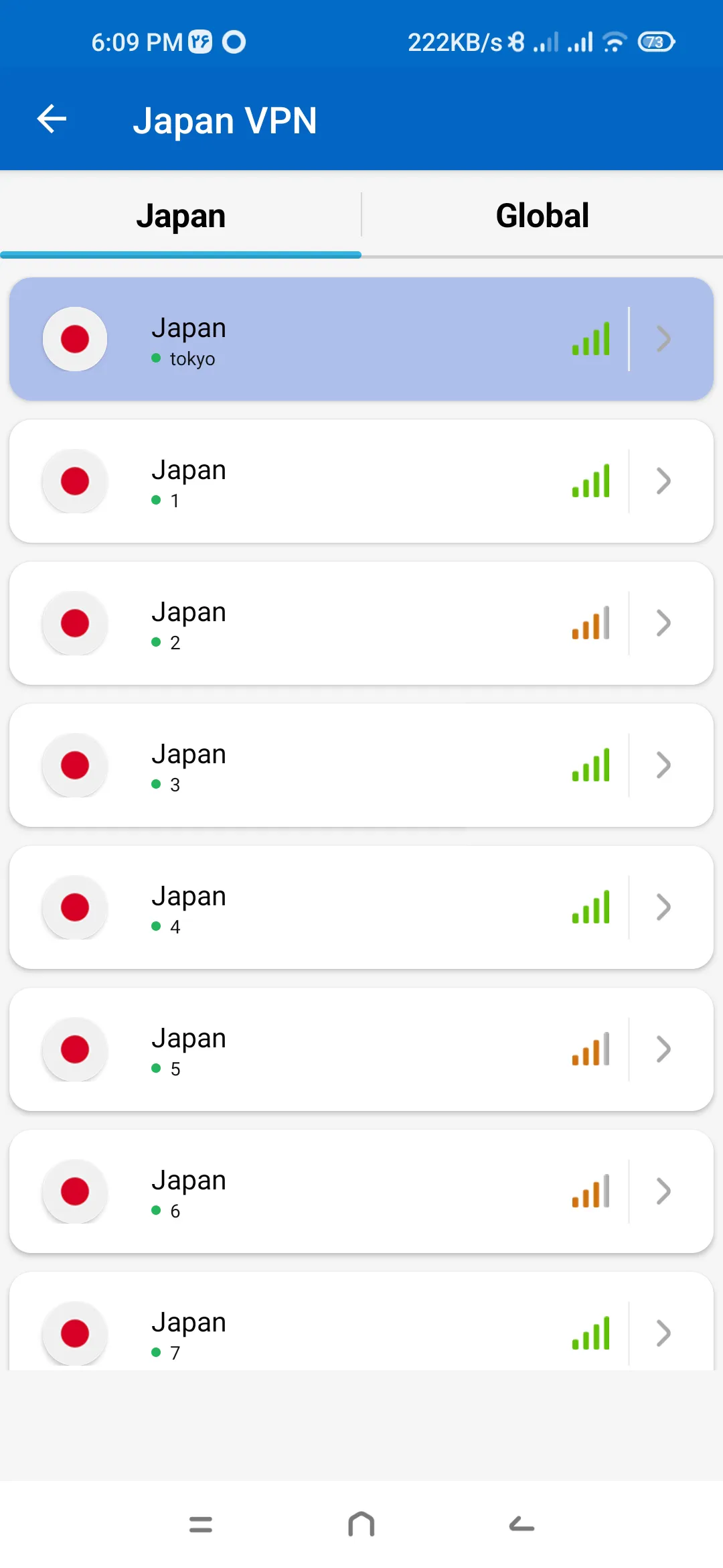 Japan VPN - Fast & Secure VPN | Indus Appstore | Screenshot