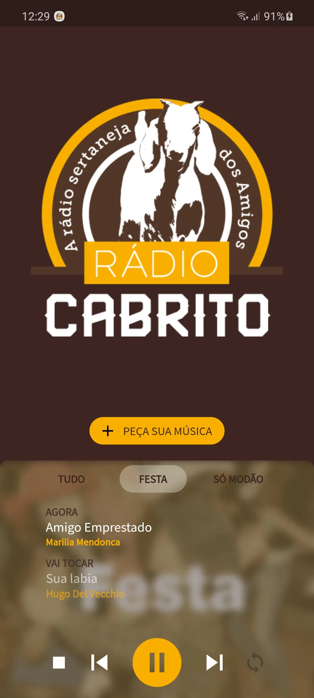 Rádio Cabrito | Indus Appstore | Screenshot