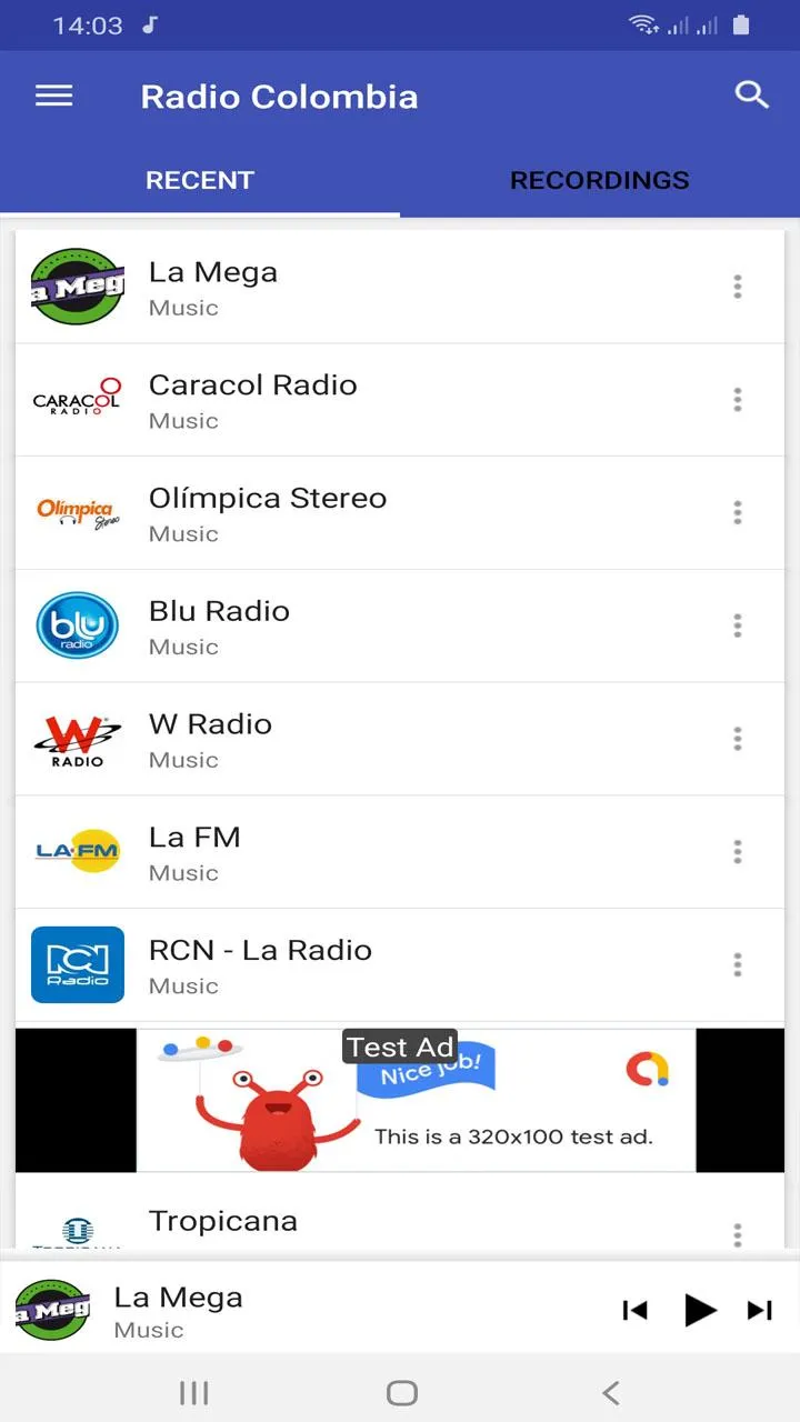 Radio Colombia En Vivo | Indus Appstore | Screenshot