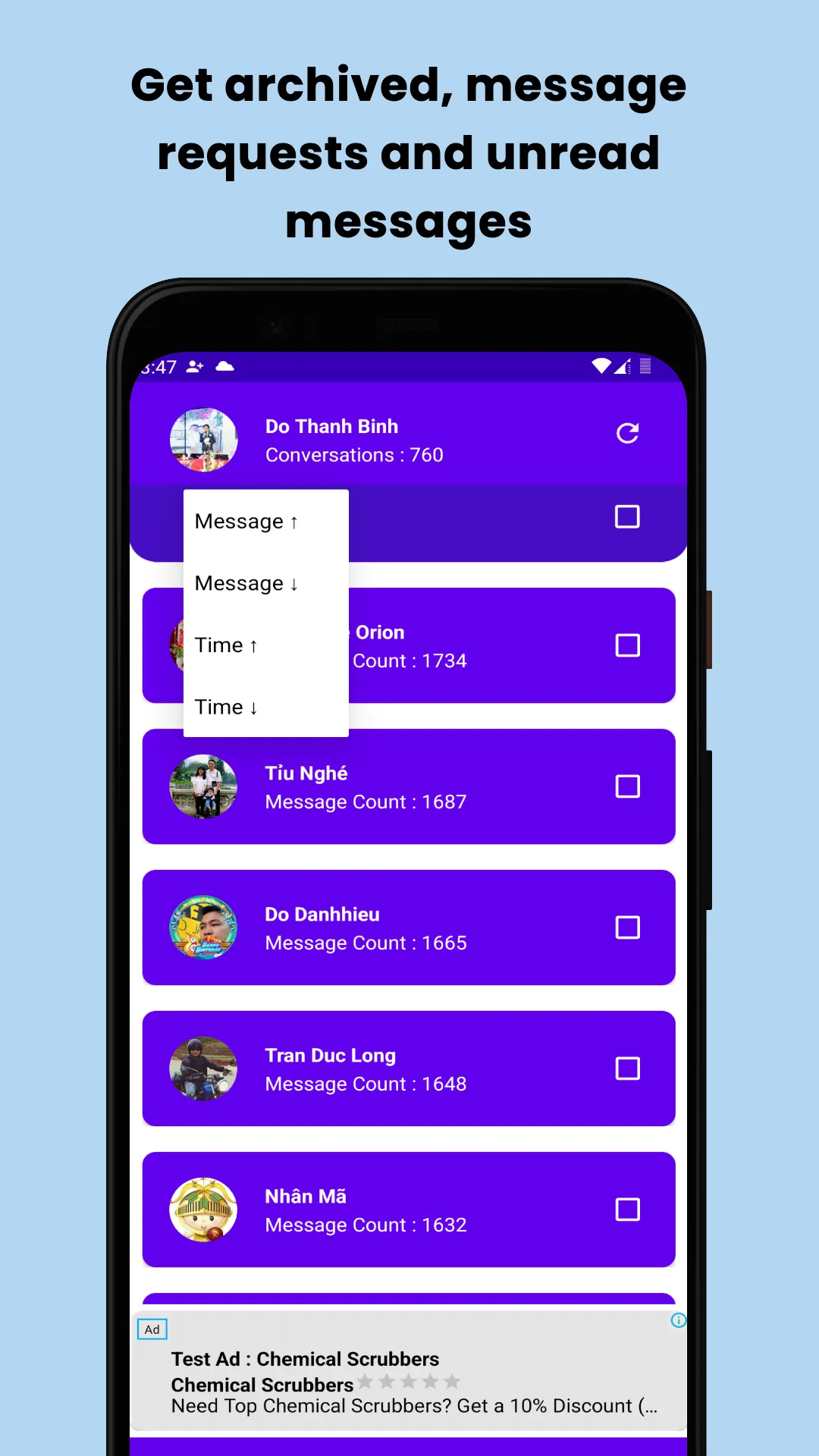 Delete Messages on Messenger | Indus Appstore | Screenshot