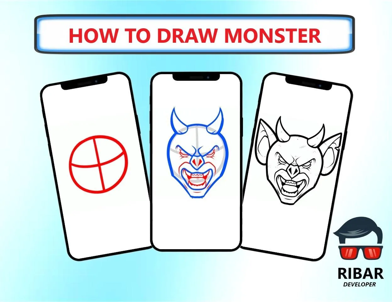 How To Draw Monster | Indus Appstore | Screenshot