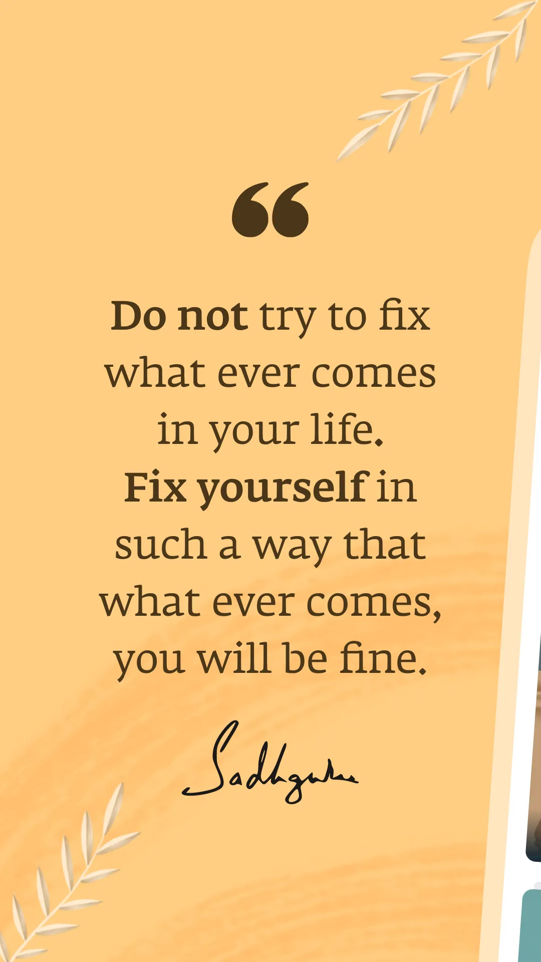 Sadhguru - Yoga & Meditation | Indus Appstore | Screenshot