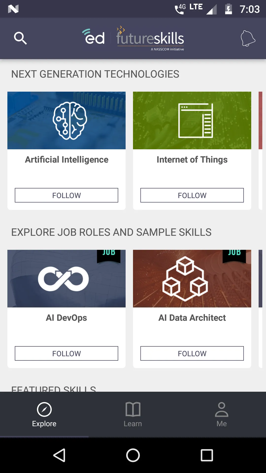 Future Skills Nasscom | Indus Appstore | Screenshot