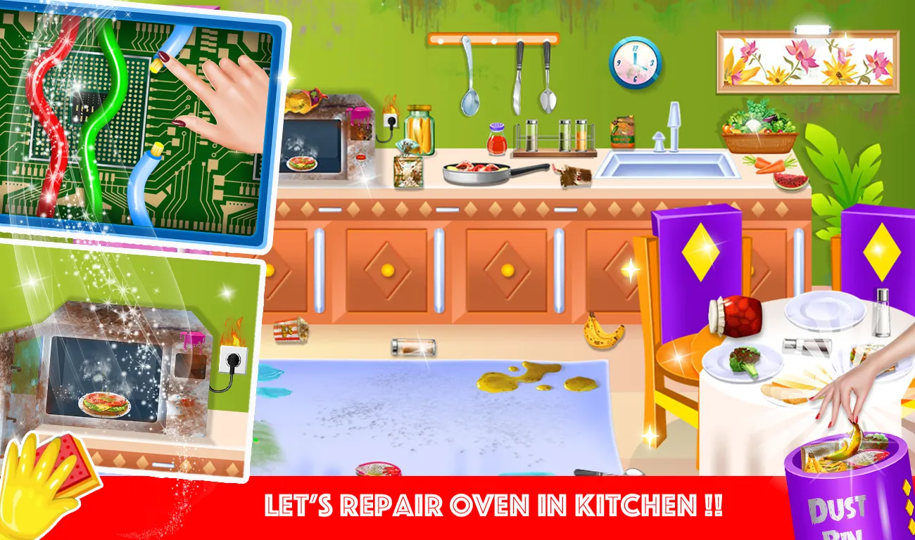 Home Clean Up Girl Game | Indus Appstore | Screenshot