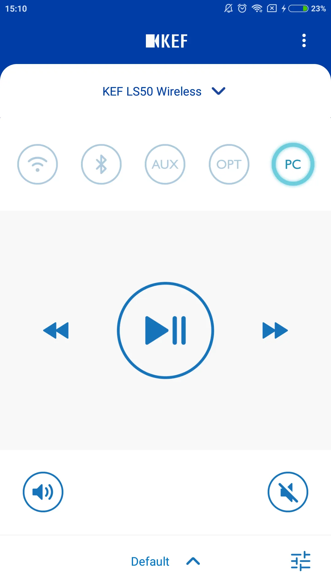 KEF Control | Indus Appstore | Screenshot