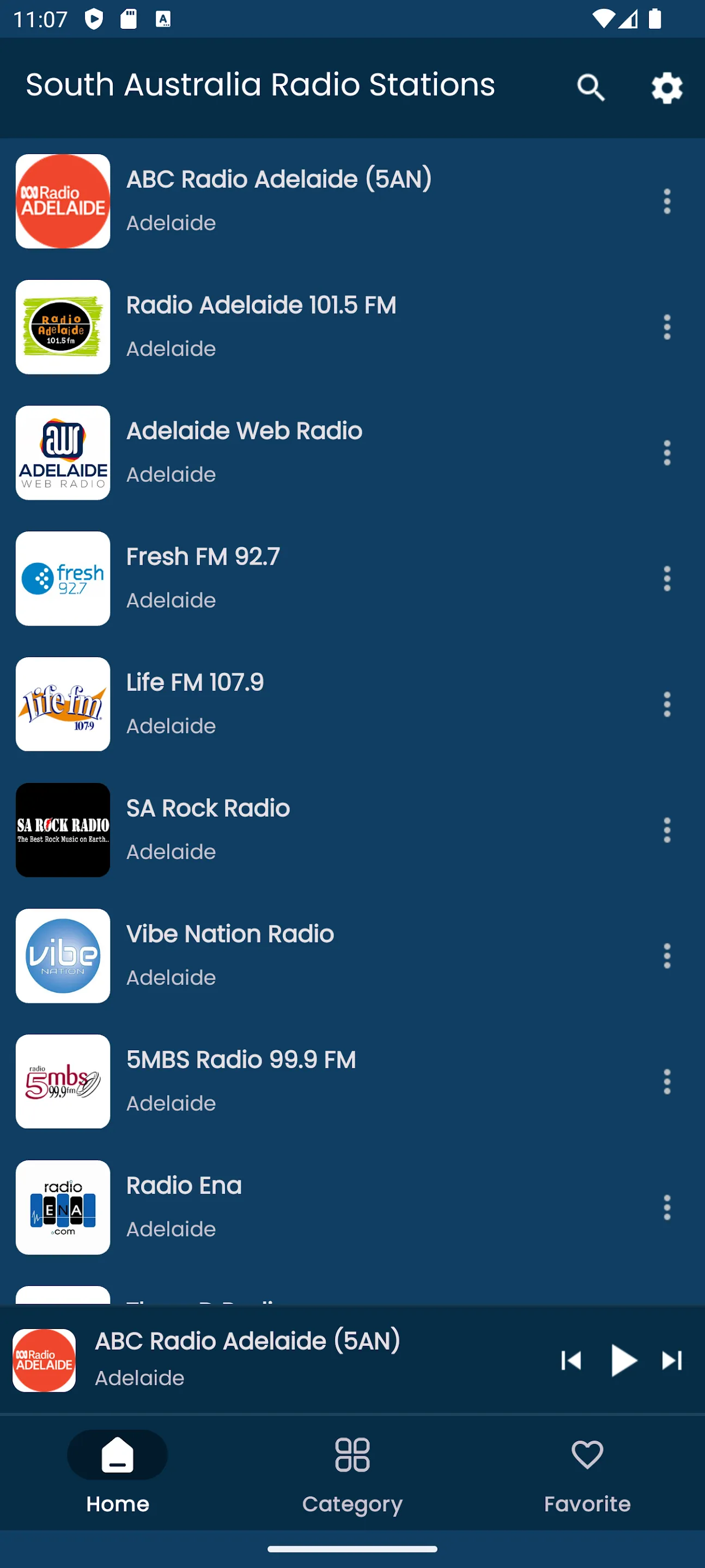 Radios from South Australia | Indus Appstore | Screenshot