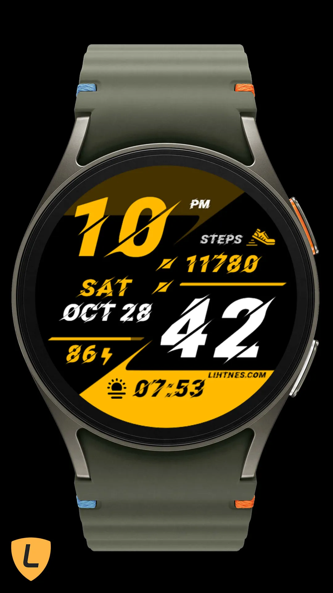 Sporty Watch Face 024 | Indus Appstore | Screenshot