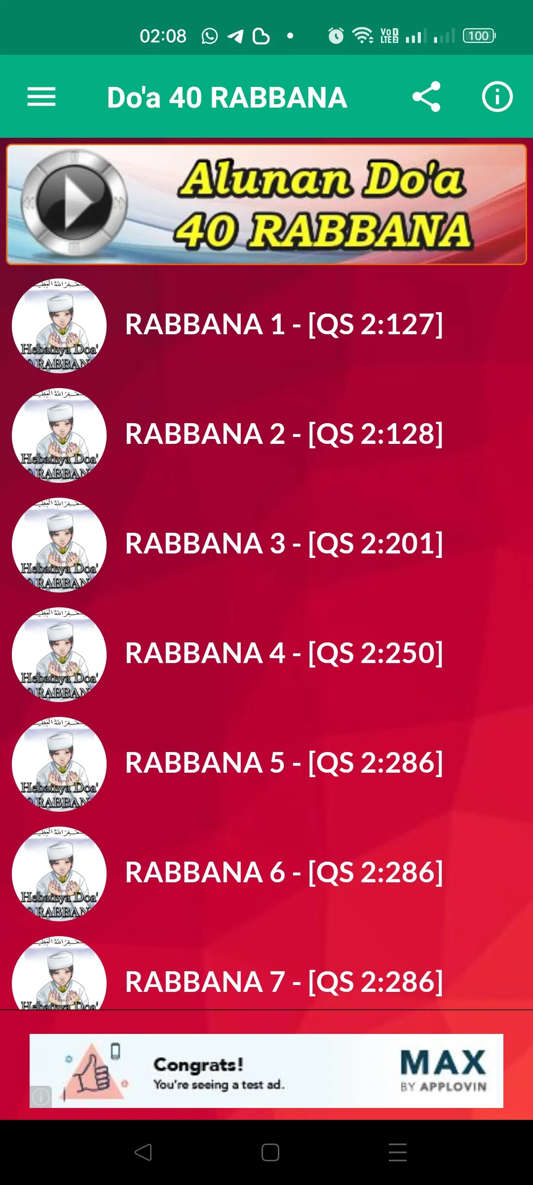 Do'a 40 RABBANA | Indus Appstore | Screenshot