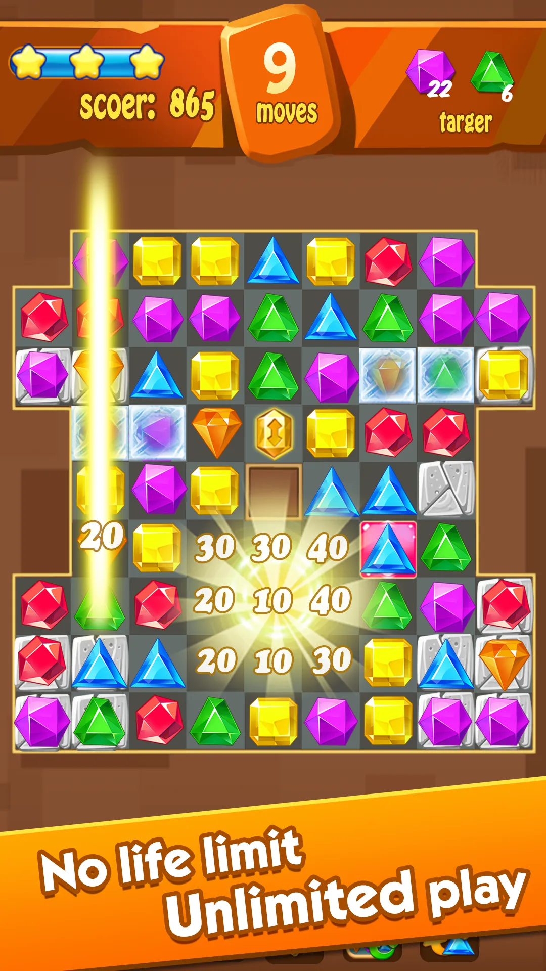 Jewels Classic - Crush Jewels | Indus Appstore | Screenshot