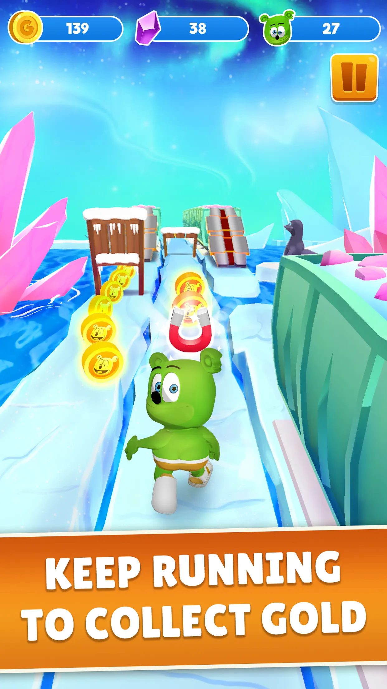 Gummy Bear Run: Running Games | Indus Appstore | Screenshot