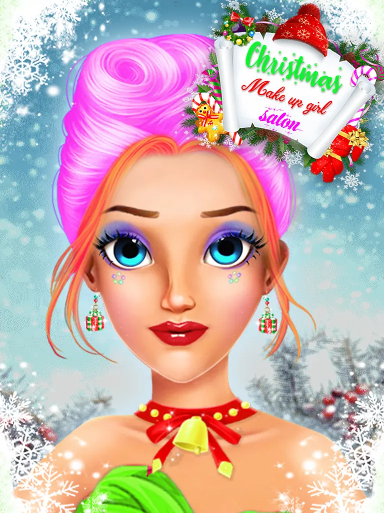 Christmas Princess Makeup Game | Indus Appstore | Screenshot