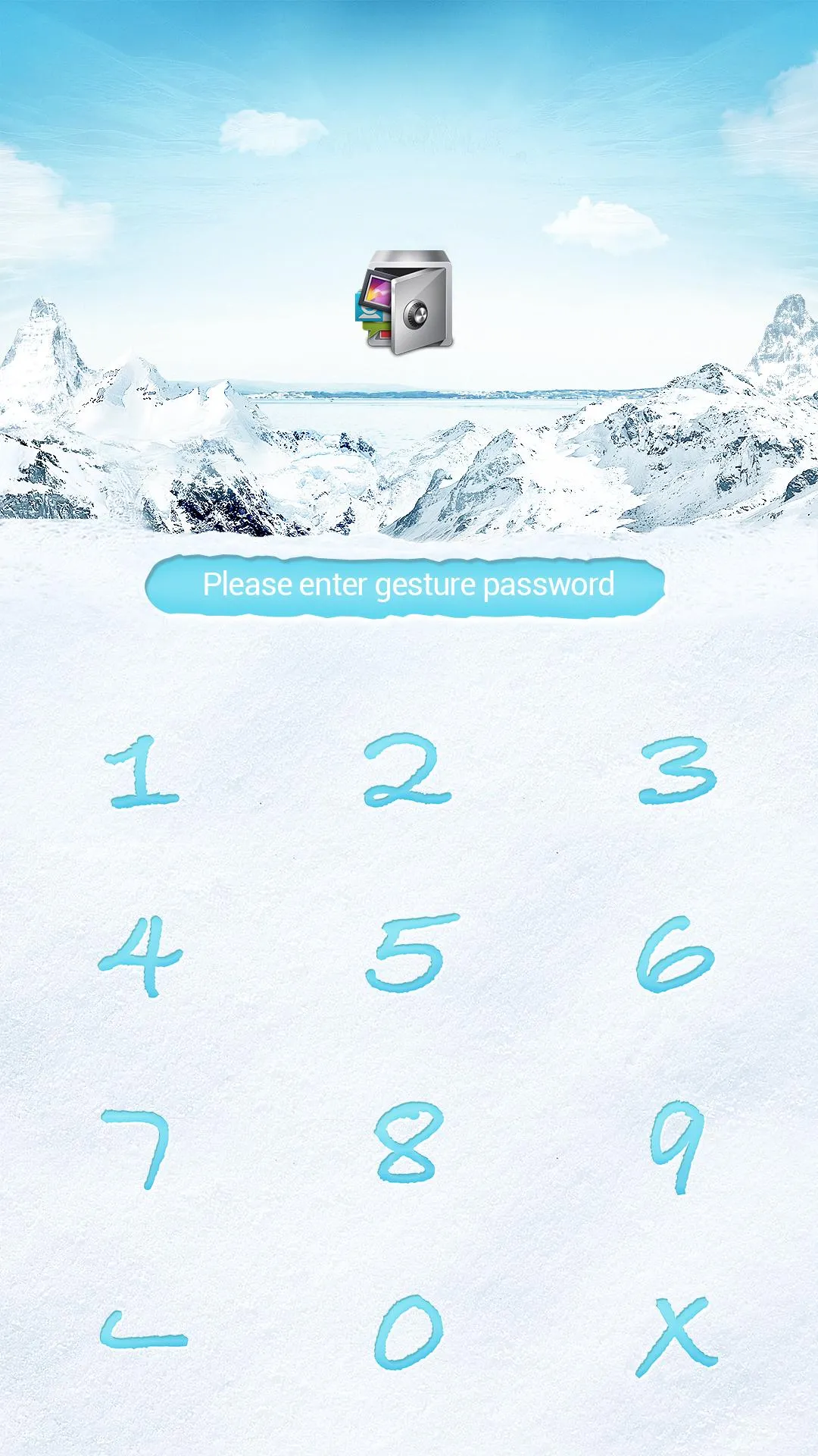 AppLock Theme Snow Mountain | Indus Appstore | Screenshot